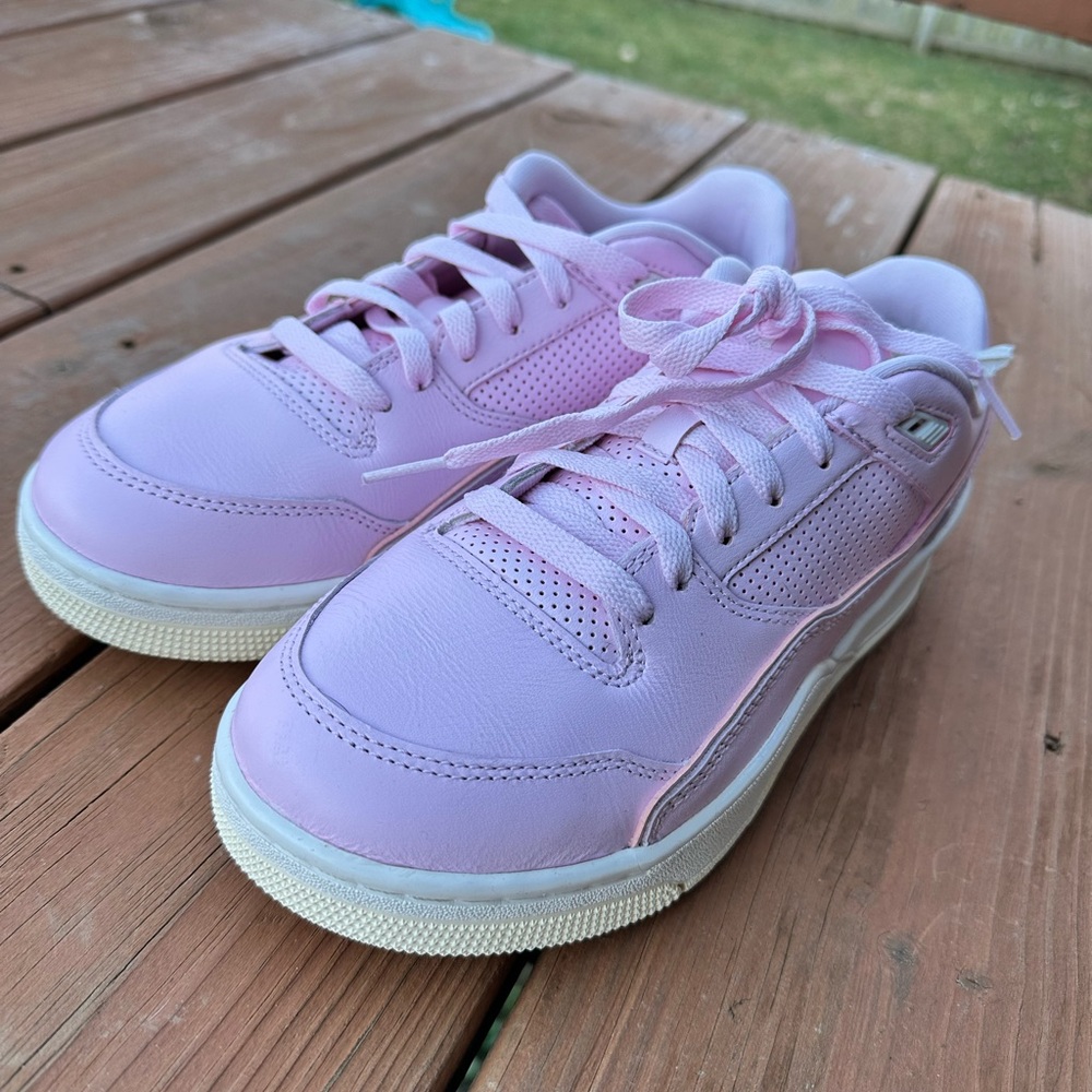 Jordan Flight - Women's Pastel Pink Low-Top Sneakers - Picture 6 of 8